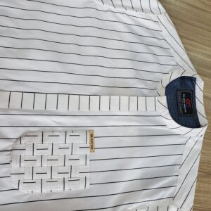 white with black stripe senator
