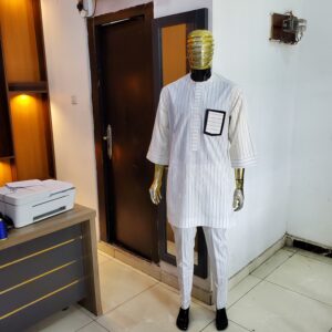 white with black stripe senator