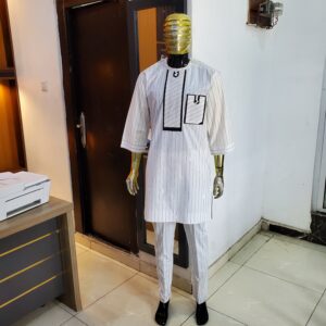 white with black stripe senator