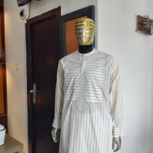 white with black stripe senator