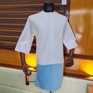 white and blue senator